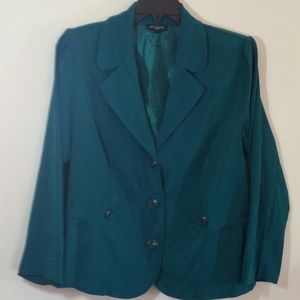 TEAL JACKET BY NOTATIONS SZ 2X